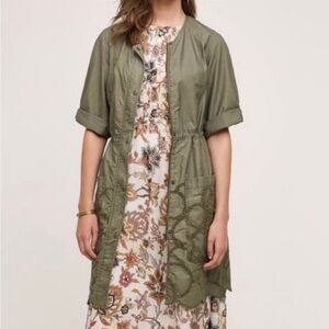Anthropologie Hei Hei Scallop Utility Jacket